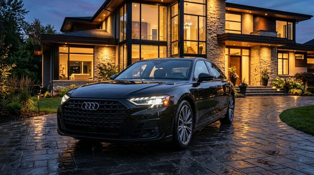 Hire Audi A8 chauffeur Dubai