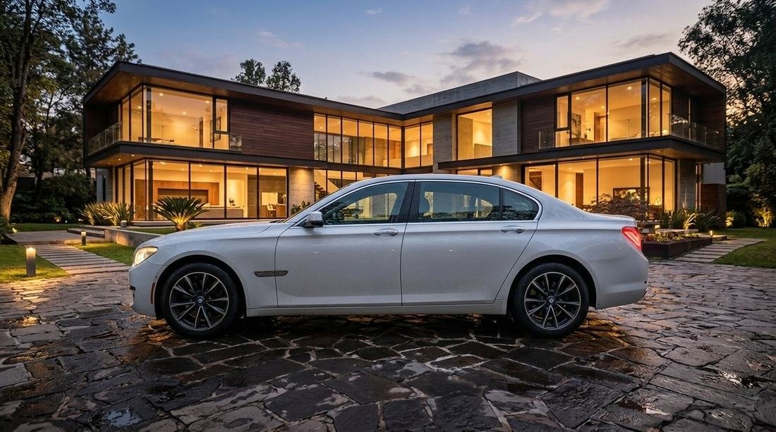Hire BMW 7 Series chauffeur Dubai