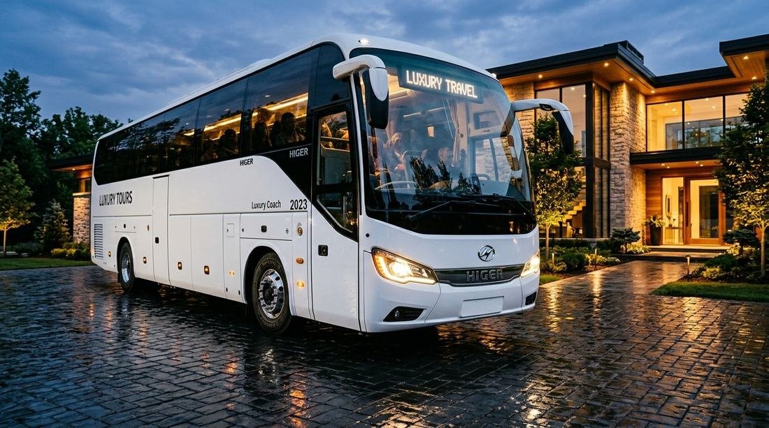 Hire Higer Bus chauffeur Dubai