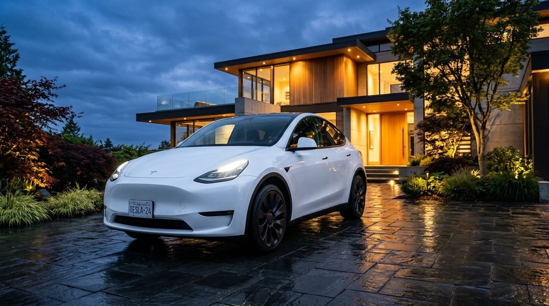 Tesla Model Y chauffeur car
